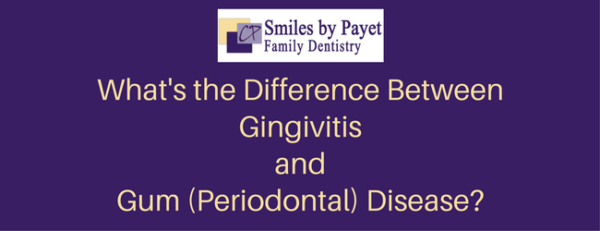 difference between gingivitis and gum disease periodontitis