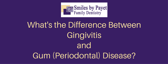 difference between gingivitis and gum disease periodontitis