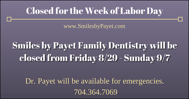 Closed Week of Labor Day