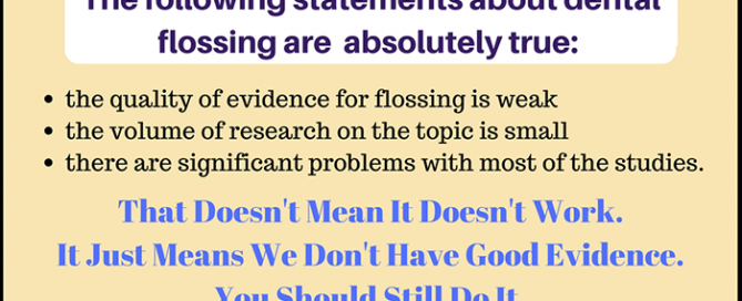 dental flossing is good for you