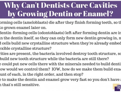 Why Can’t Dentists Cure Cavities or Regrow Enamel?